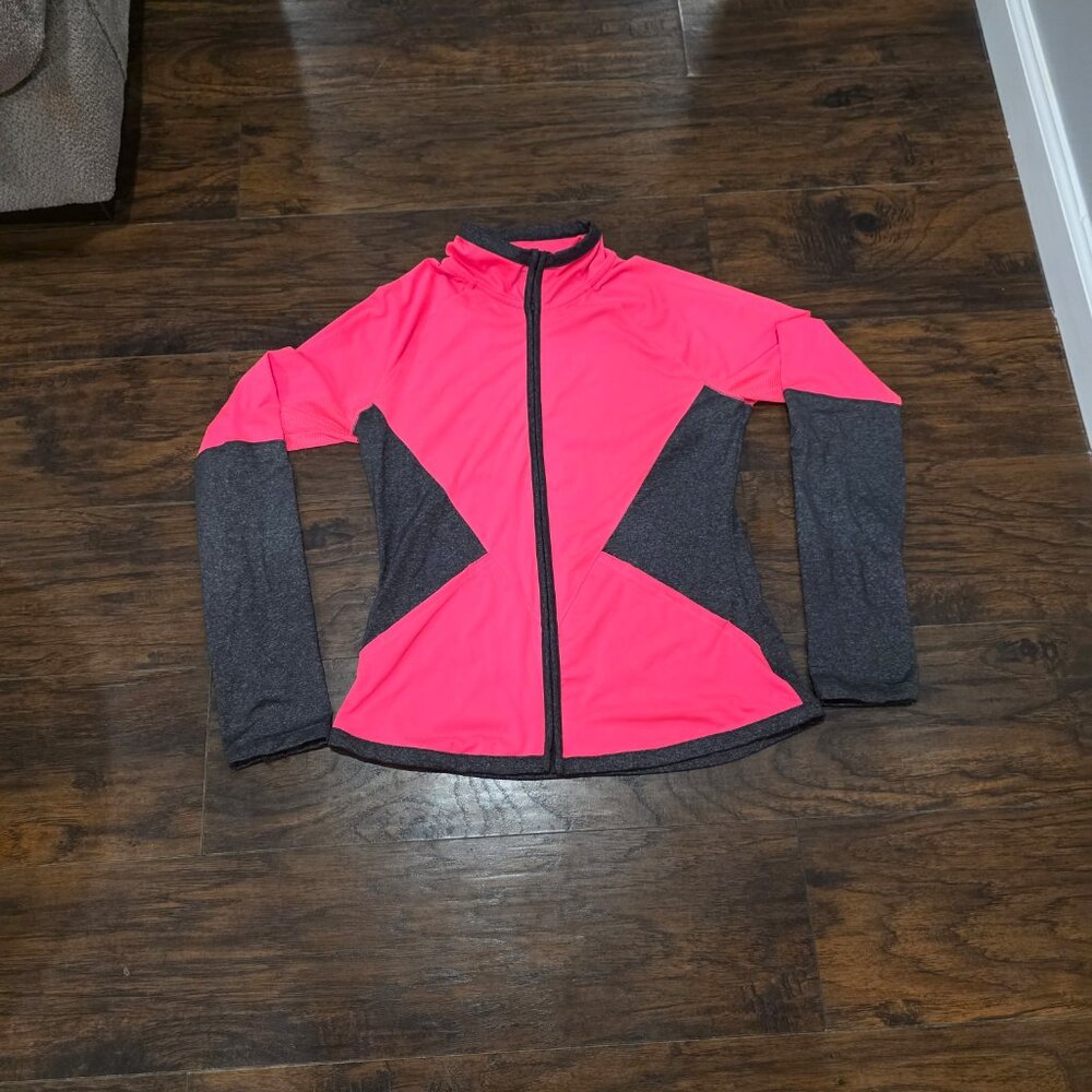 Pink & Gray Workout Jacket